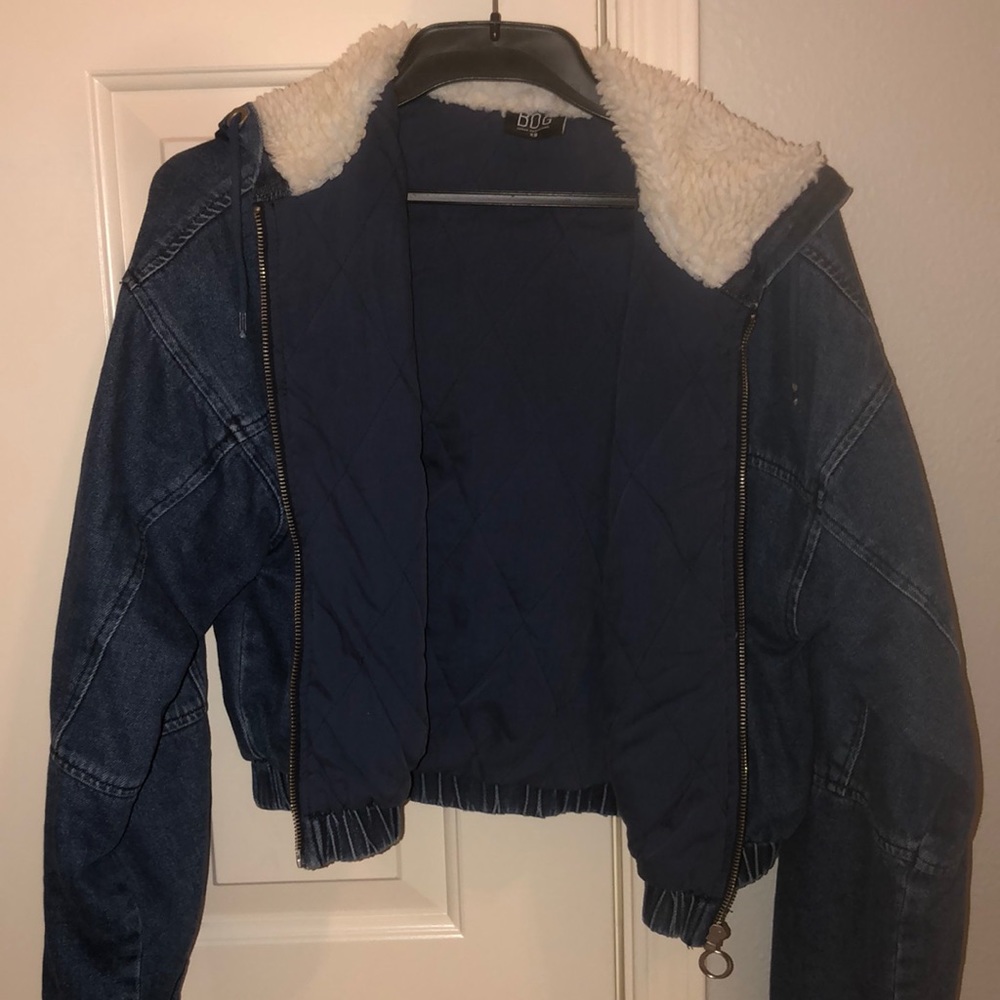 BDG urban outfitters cropped denim jacket
